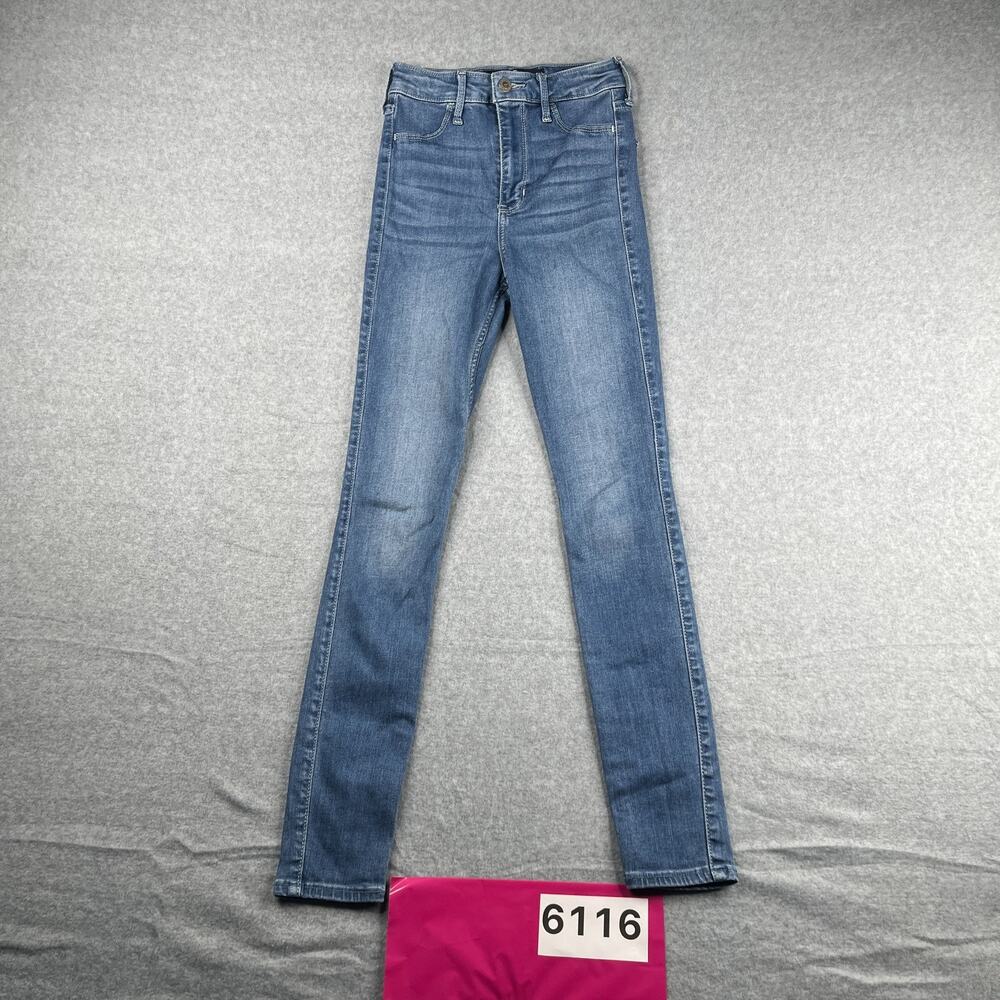 Hollister Ultra High Rise Jean Leggings Womens Size 0 Regular Jeggings *SEE